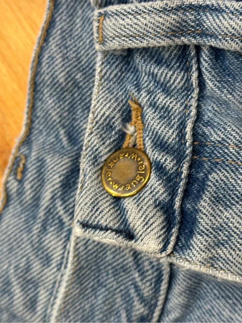 Wrangler cutoff denim shorts